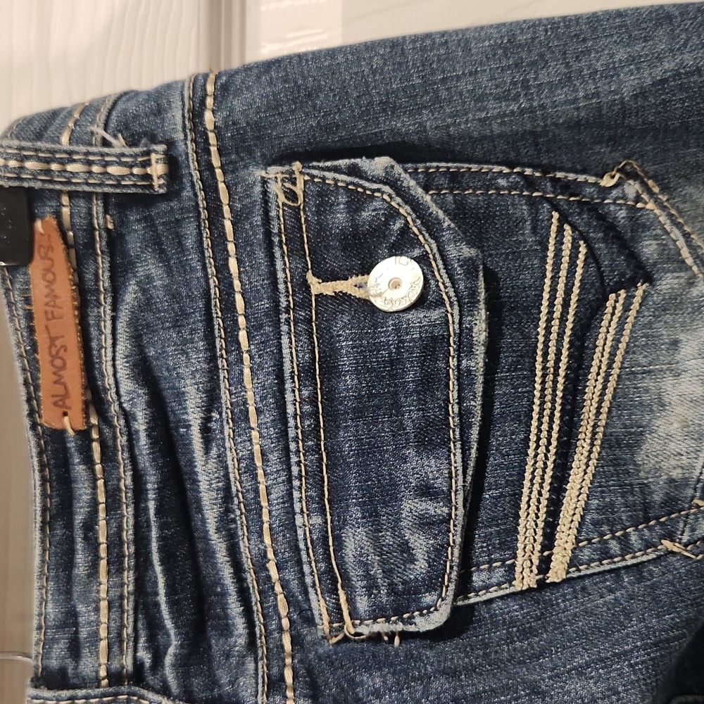 Almost Famous Women's Blue Jeans - Picture 7 of 10